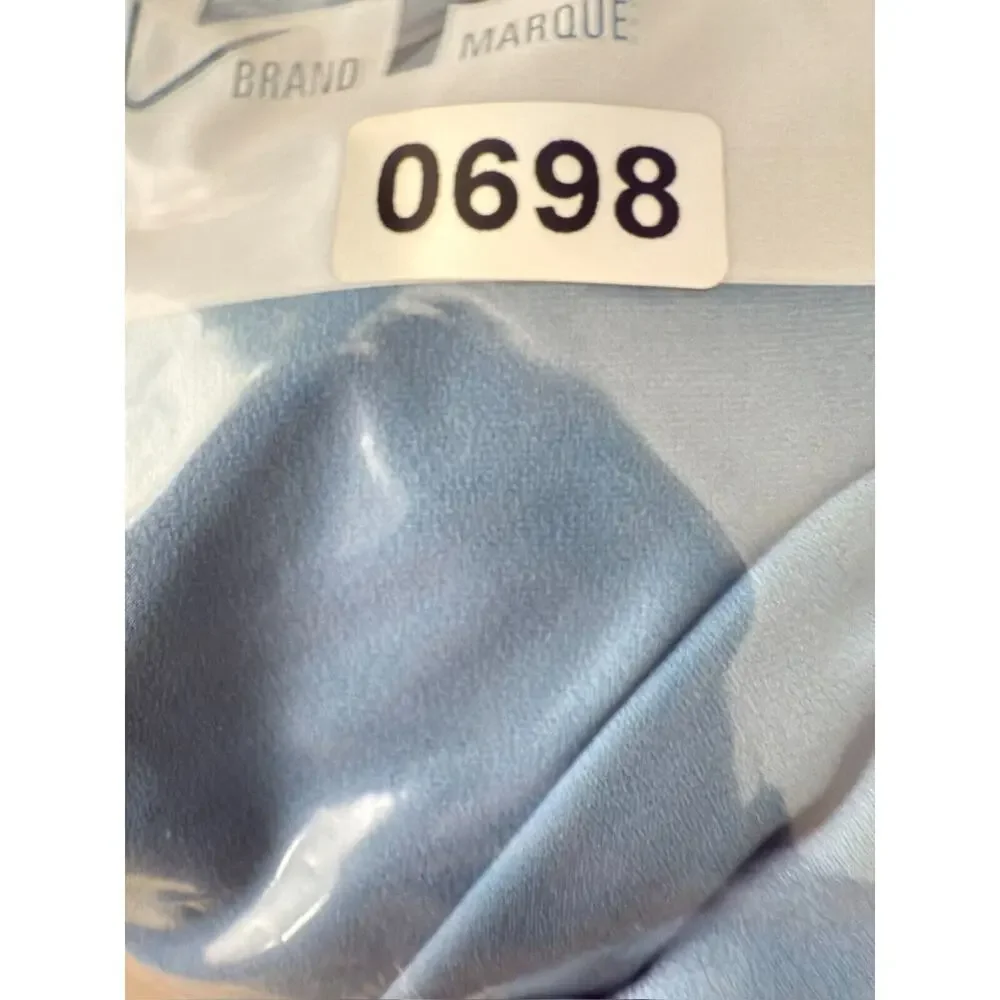 Equipment Femme Satin Shortsleeve Button Shirt Blue Preppy Office Old Money Chic - Picture 11 of 11